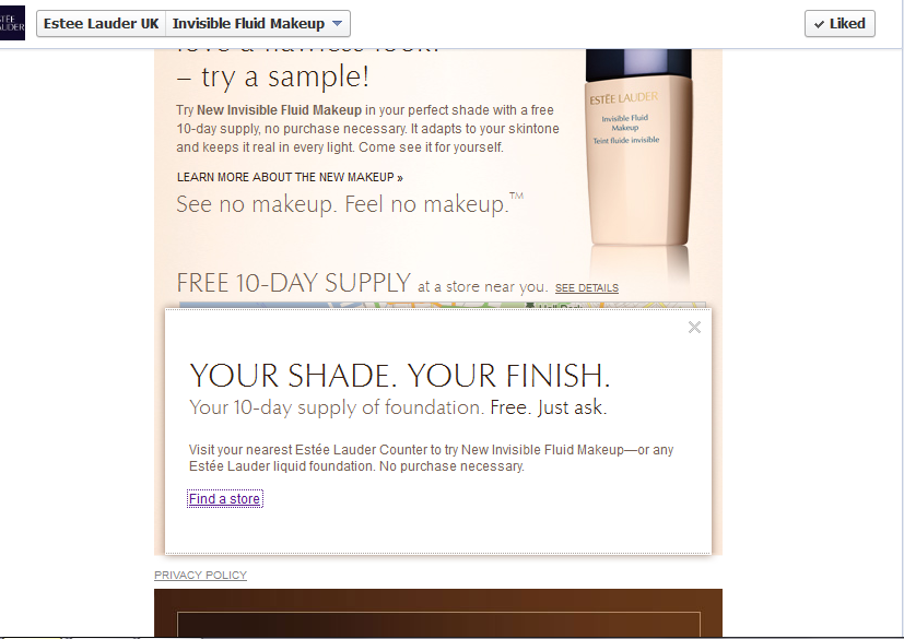 Chiffon and Sparkles Free estee lauder 10 day foundation sample