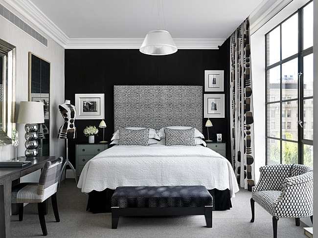 Black And White Decorating Ideas For Bedrooms