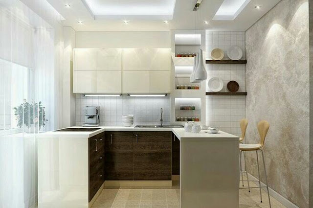 Interior design of a small kitchen