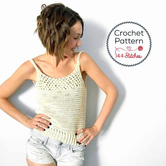 sleeveless top Crochet pattern