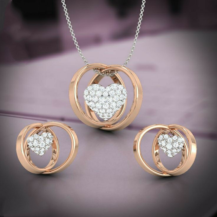 Diamond pendants sets