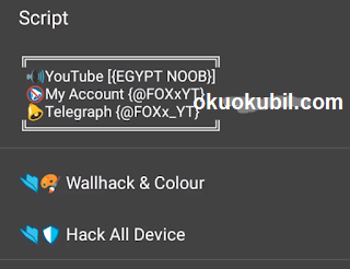 Pubg Mobile Root Dışı Telefonlarda Hack Egypt-Noob Script Color Wallhack Hile İndir