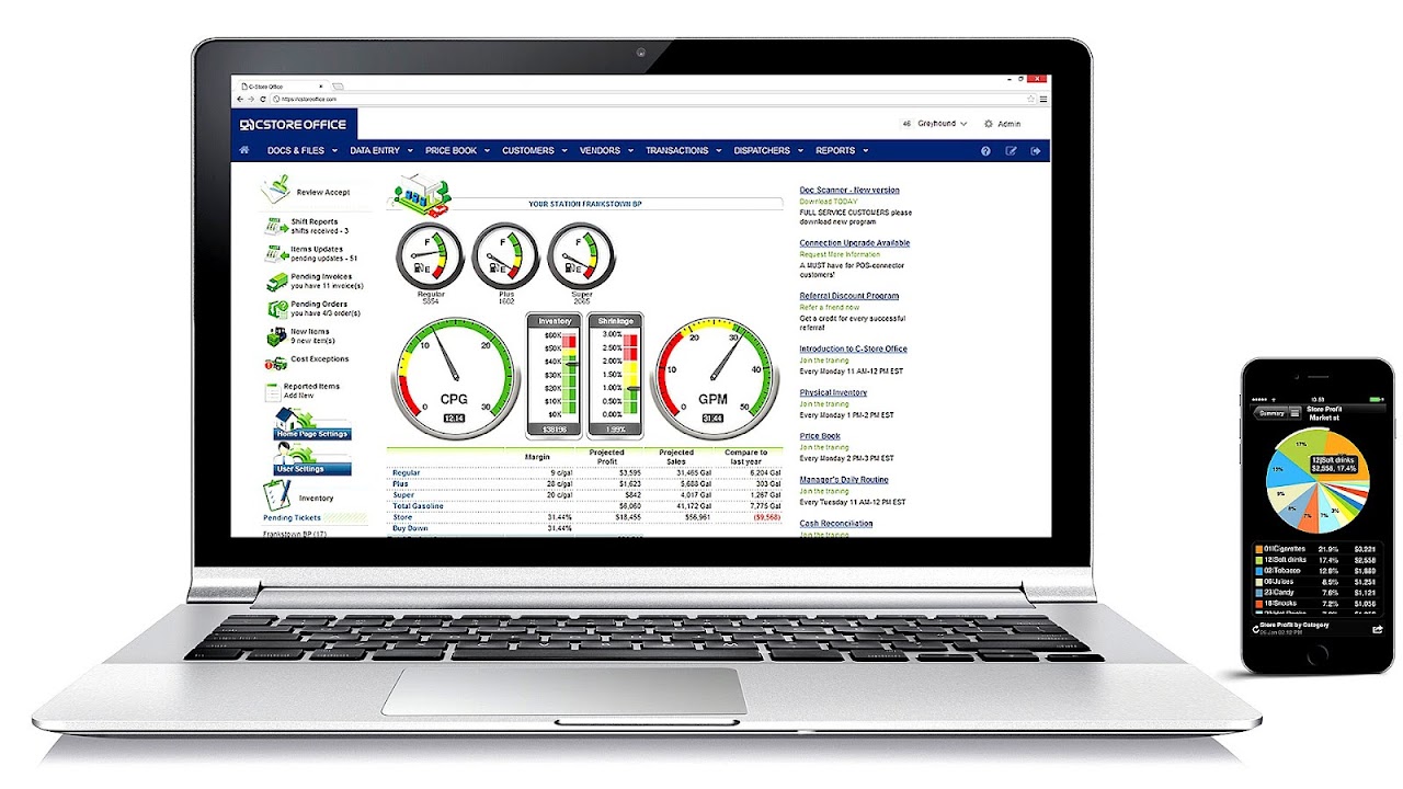 C Store Back Office Software Review Office Choices