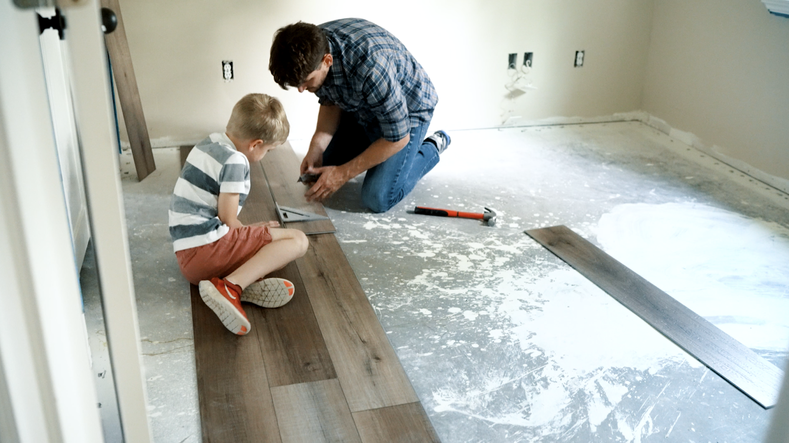 Tick shilling Kartofler do it yourself divas: How To Install Luxury Vinyl Plank Flooring in Basement  - TIME-LAPSE