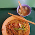 Wanton noodle dried with little spicy at Tanglin Halt Market Singapore