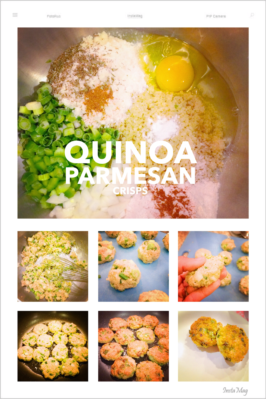 Fit Pantry Quinoa Parmesan Crisps