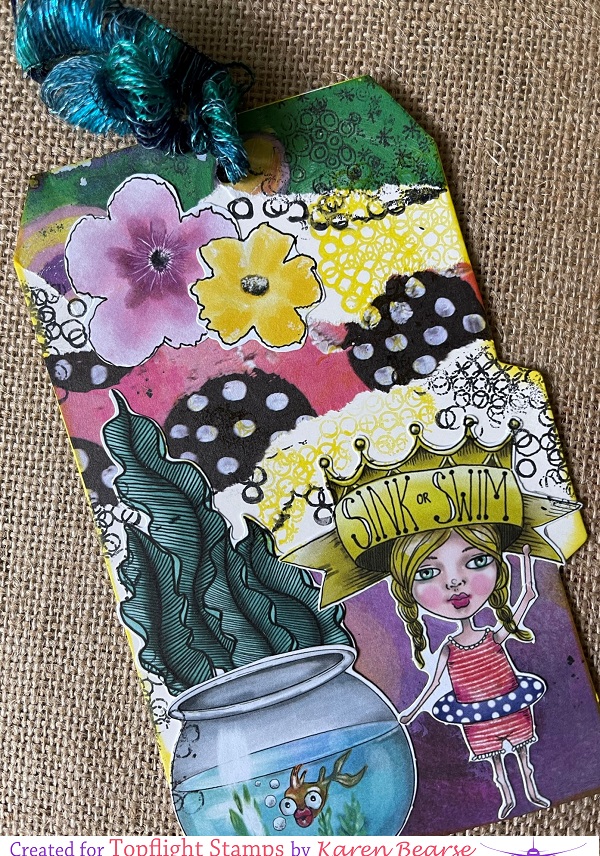 Topflight Stamps Art By Marlene Collection Tag