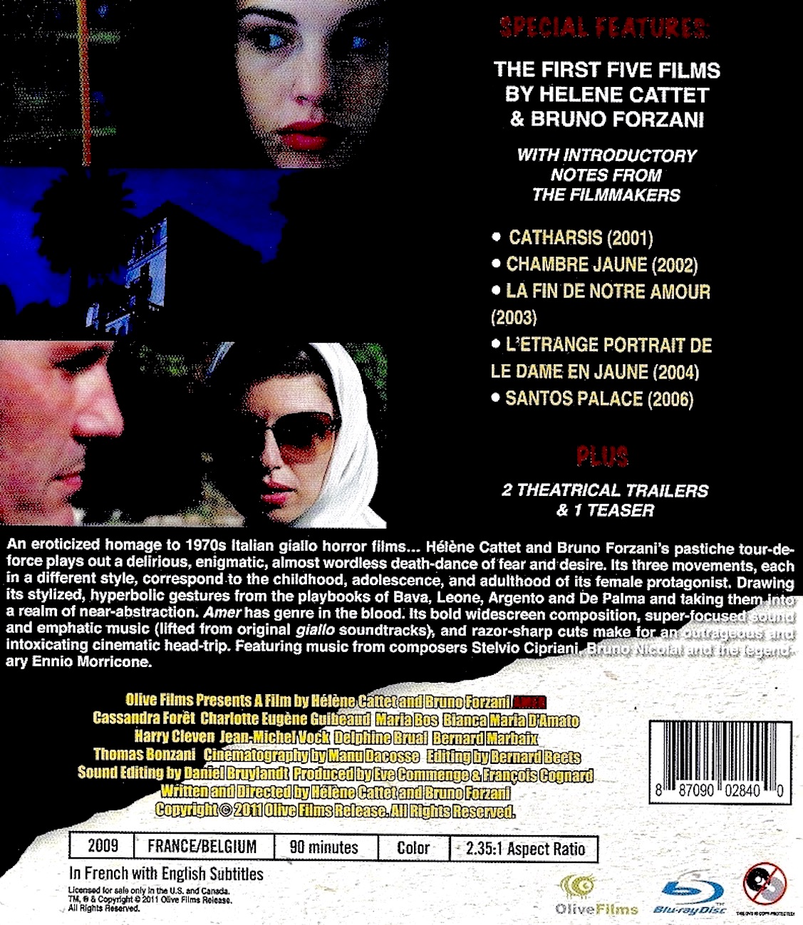 bluray and dvd covers OLIVE FILMS BLURAYS