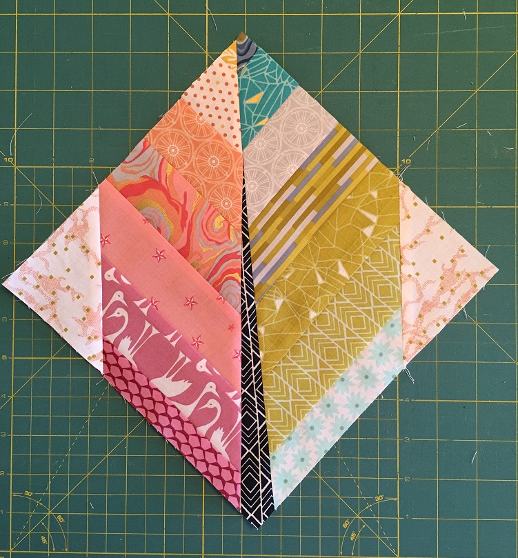 Leaf (feather) Quilt Block Tutorial The Intrepid Thread