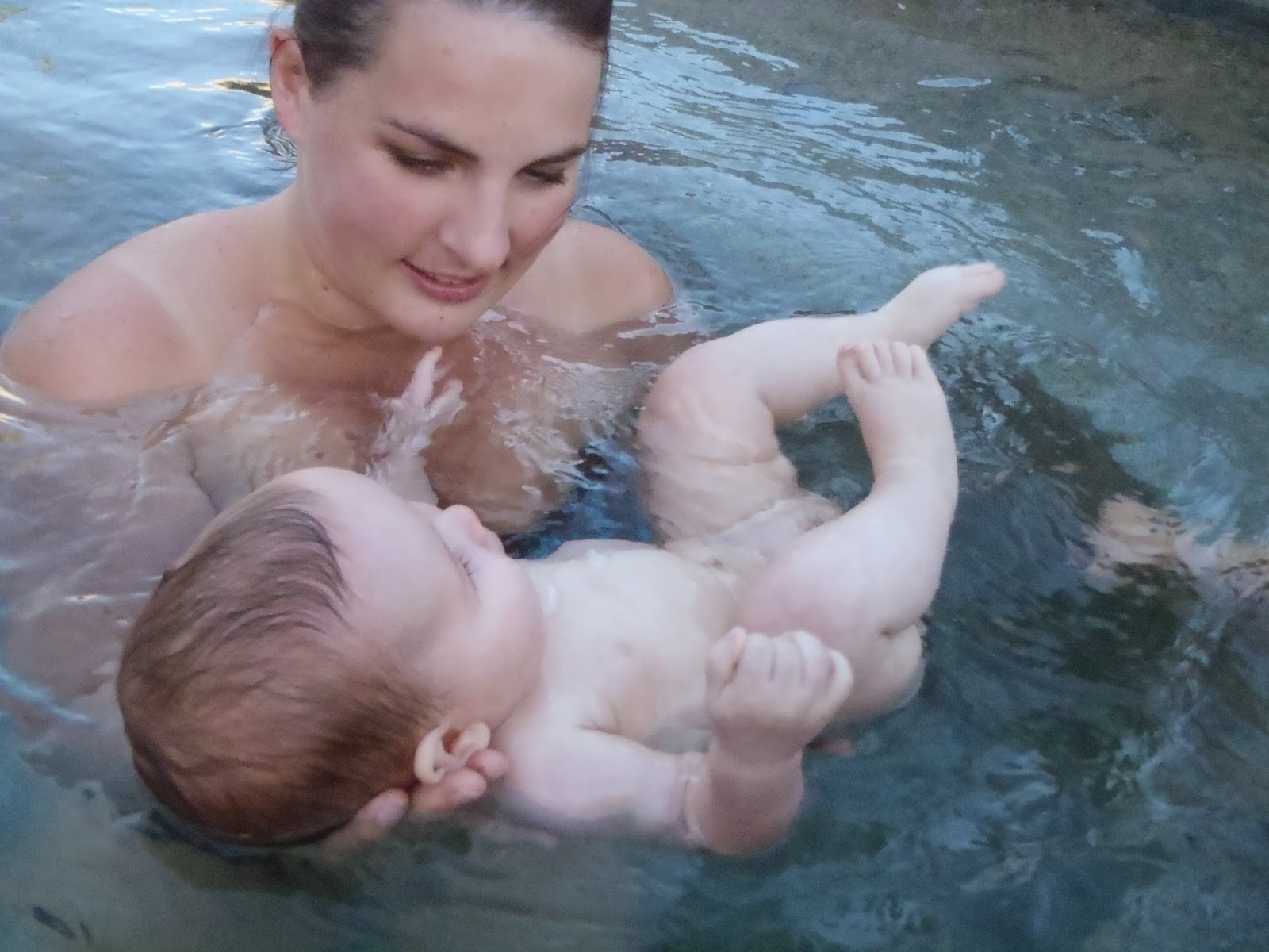 Naked Babies Swimming.