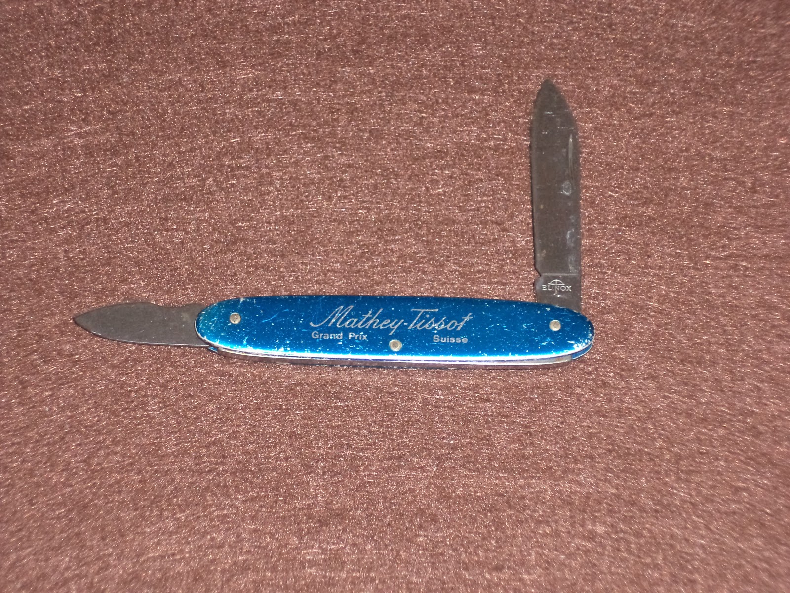 I Love SAK's Victorinox Alox Watch Case knife Mathey Tissot