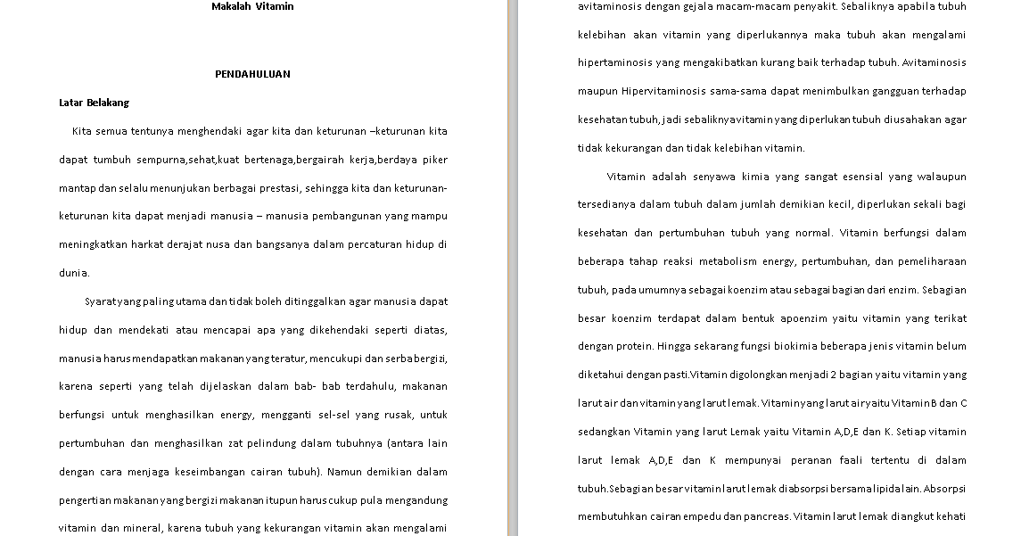 Contoh Makalah Vitamin Contoh Nda Contoh Makalah Vitamin Contoh Nda