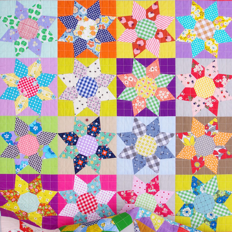 Talula Quilt ~ English Paper Pieced © Red Pepper Quilts November2021