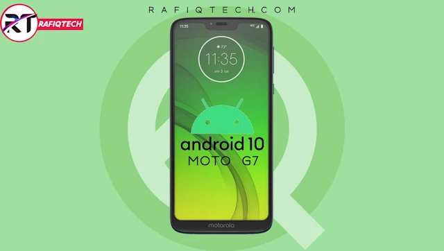 تحديث Android 10 لهاتف Moto G7