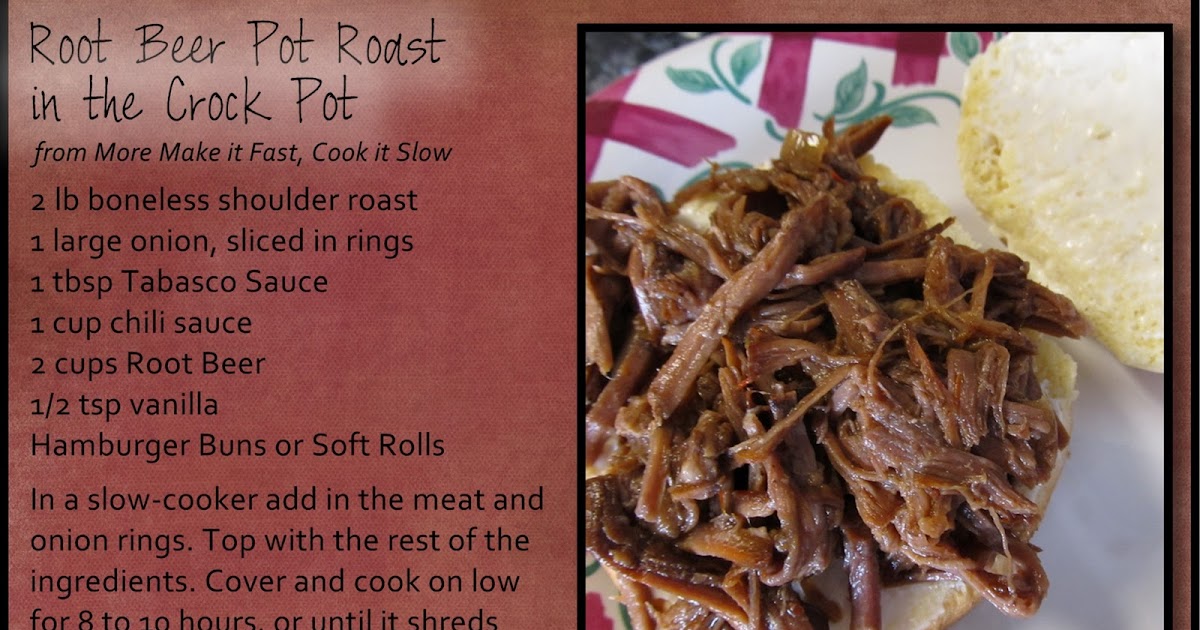 MOMS CRAZY COOKING Root Beer Pot Roast (crockpot)