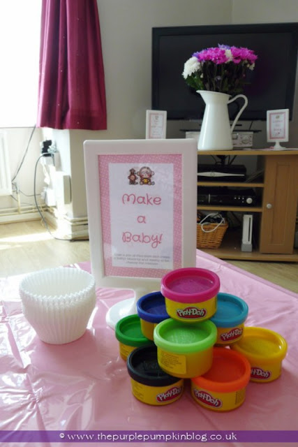 Make A Baby Game for a Baby Shower at The Purple Pumpkin Blog