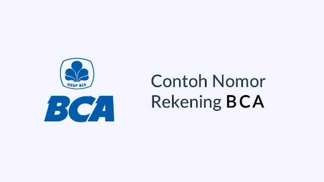 contoh nomor rekening bca