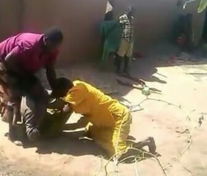Wife beating husband Wife beating husband