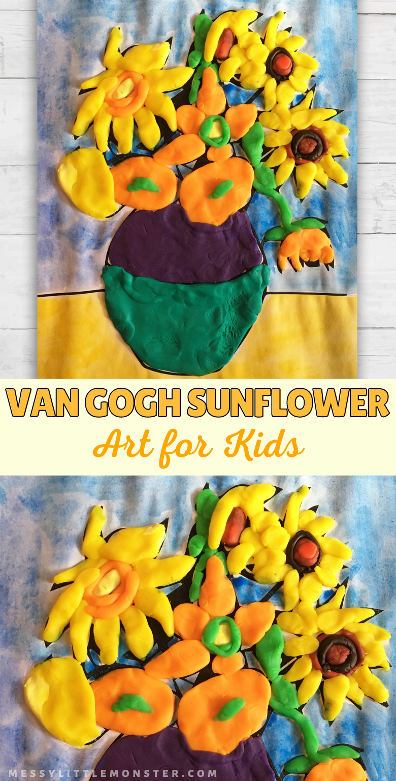 vincent van gogh sunflowers for kids