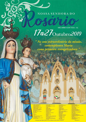 Data da Festa de Nossa Senhora do Rosário em Delmiro Gouveia é divulgada pela Paróquia de Nossa Senhora do Rosário