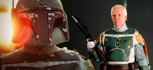 Jeremy Bulloch as STAR WARS bounty hunter Boba Fett.