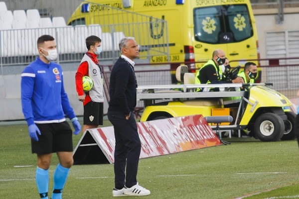 Pellicer - Málaga -: “El equipo no ha merecido este resultado”
