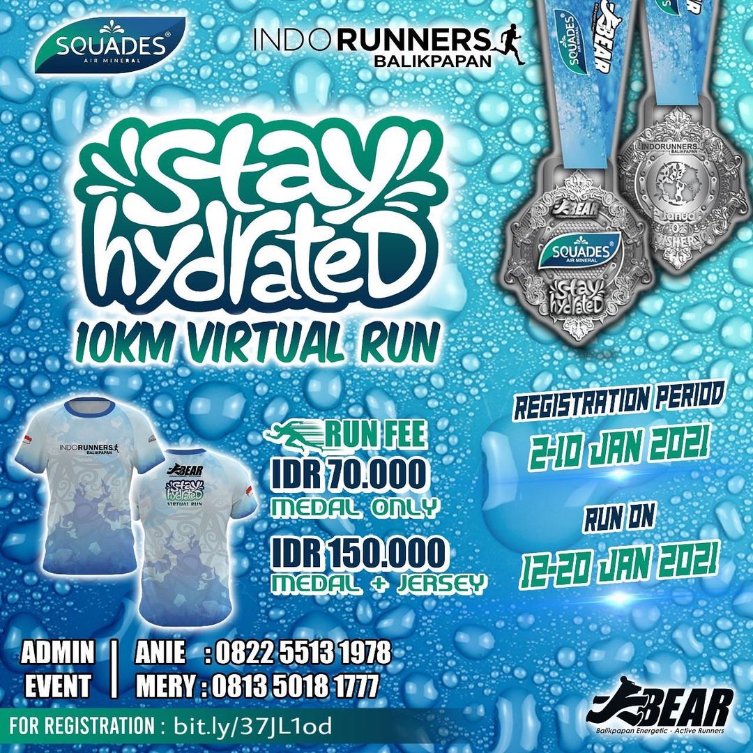 🔍 Stay Hydrated Virtual Run • 2021 Stay Hydrated Virtual Run • 2021