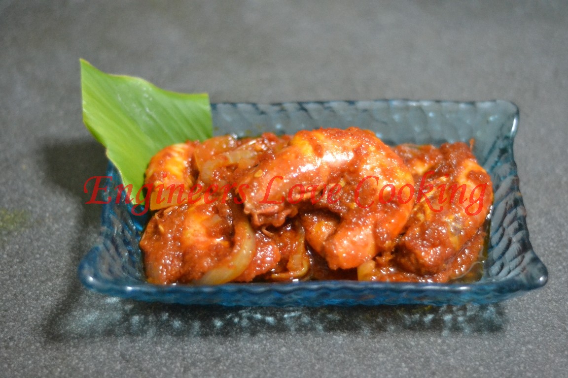 Engineers Love Cooking: SAMBAL TUMIS UDANG HARIMAU / TIGER PRAWN IN STIR-FRY SAUCE