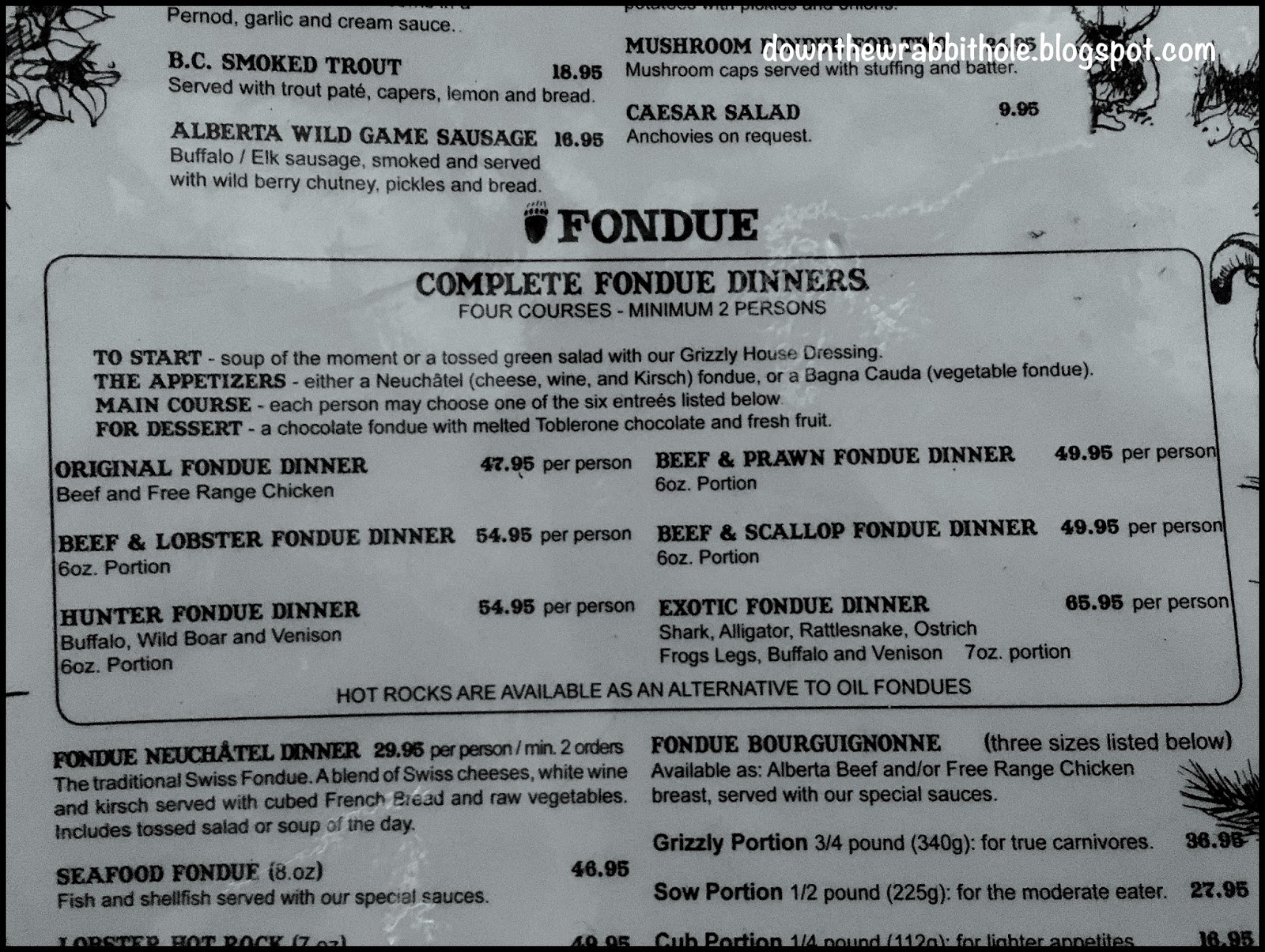 Down the Wrabbit Hole The Travel Bucket List Fondue (Or Fondon't) at