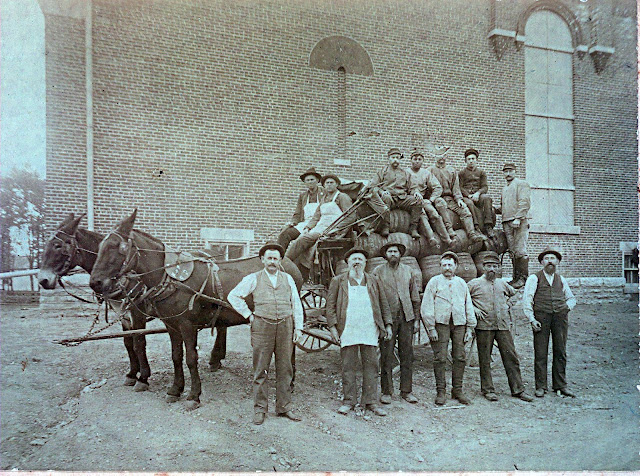 Undated photo of Star Brewery employees. Courtesy Minster Historical Society.