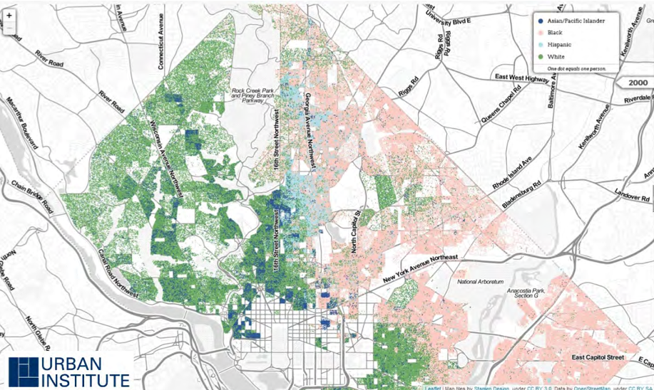 bloomingdale see these 2000 vs. 2010 demographic maps of DC (from