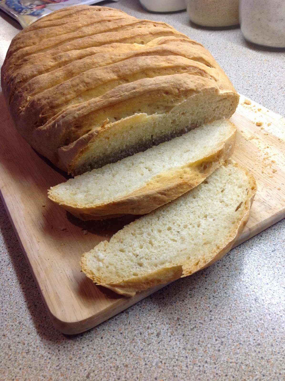 This Muslim Girl Bakes White Bloomer Bread.