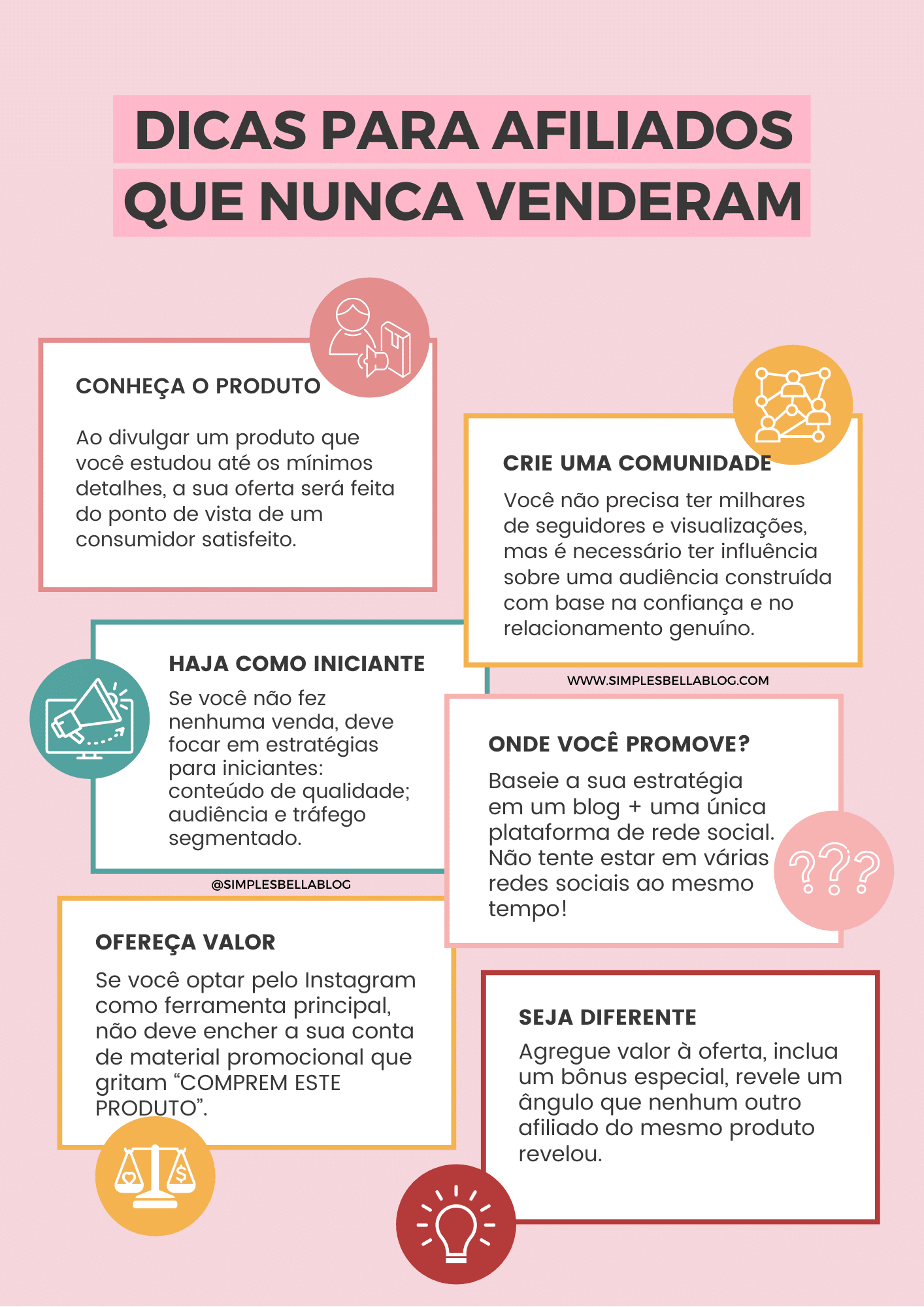 6 dicas para afiliados que nunca fizeram vendas!