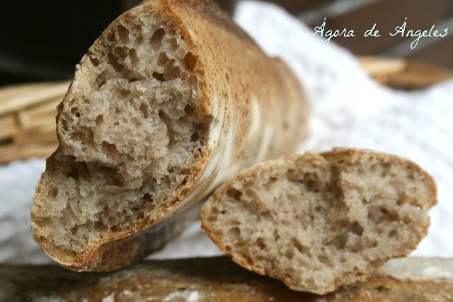  <strong>BAGUETTE</strong> RÚSTICA DE TRIGO Y ESCANDA CON MASA MADRE 