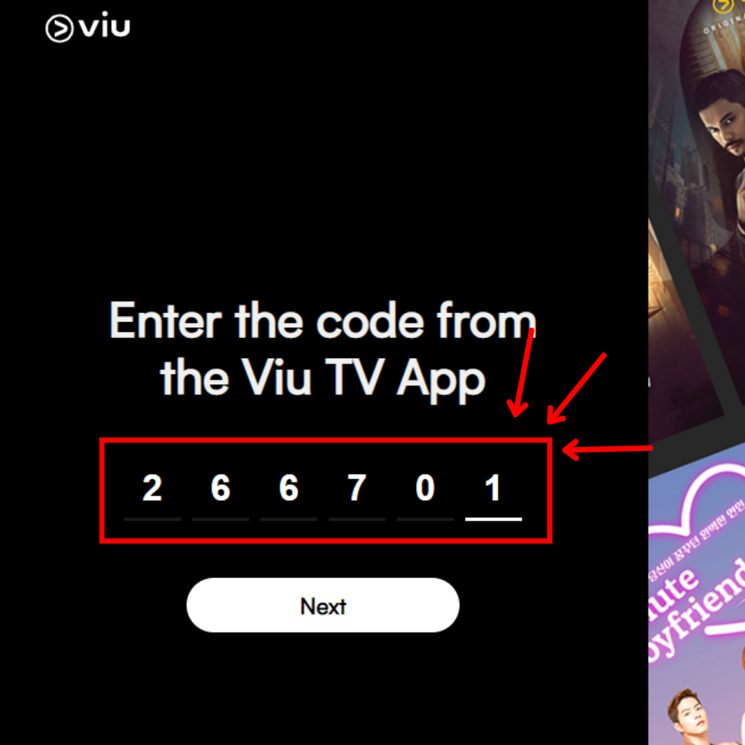 Www.viu.com pair your tv