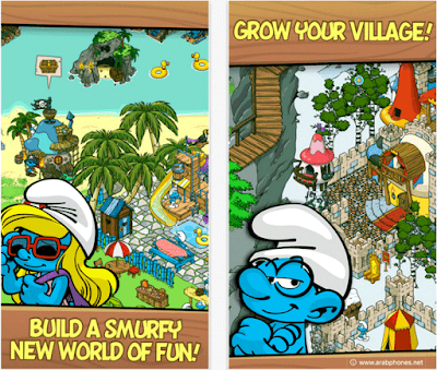تحميل لعبة السنافر Smurfs' Village للاندرويد والايفون