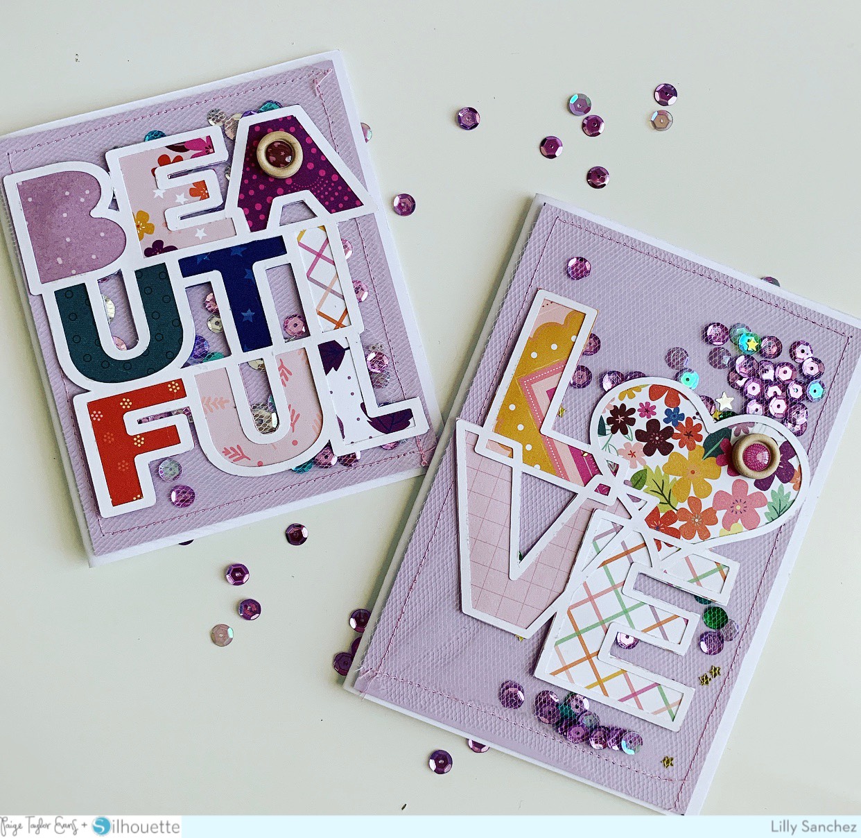 Mini Books & Cut File Cards by Lilly Sanchez Paige Taylor Evans