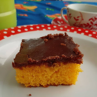 Receita de bolo de cenoura da Dona Iza