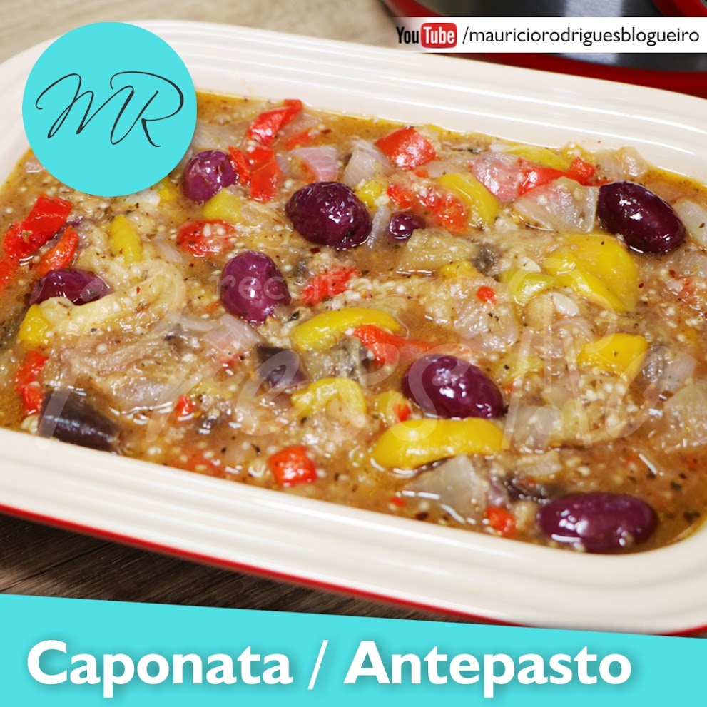 VÍDEO - Caponata / Antepasto Express na Panela de Pressão Elétrica