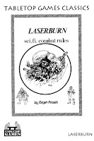 Laserburn videos a book review and a miniatures review