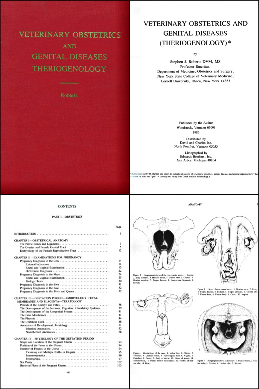 Veterinary Obstetrics and Genital Diseases by S.J Roberts PDF.