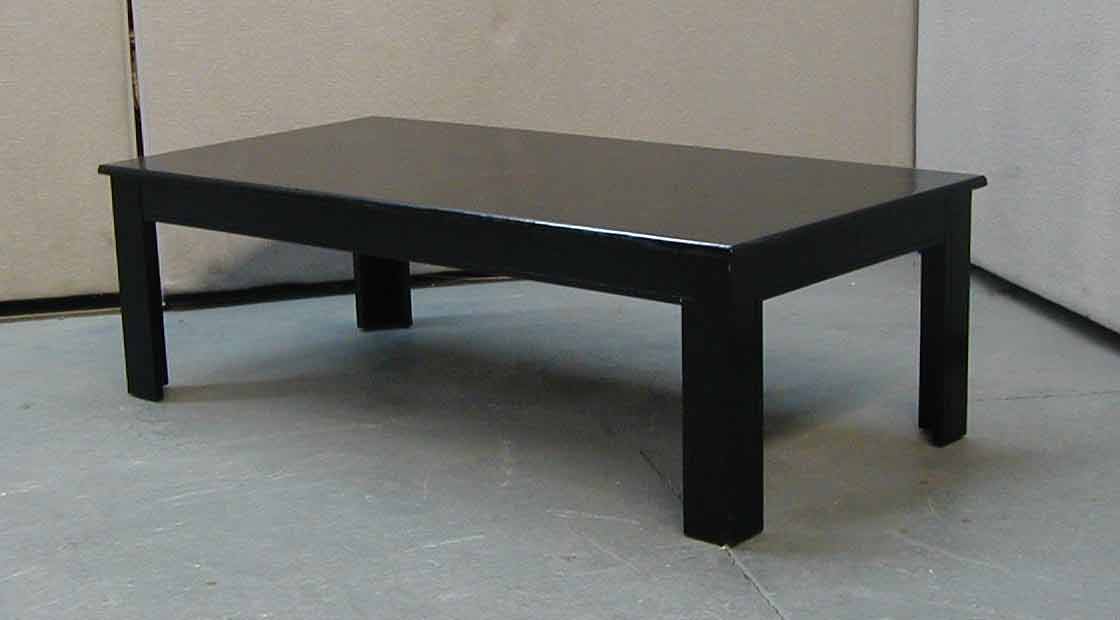 ROSE WOOD FURNITURE: black coffee table