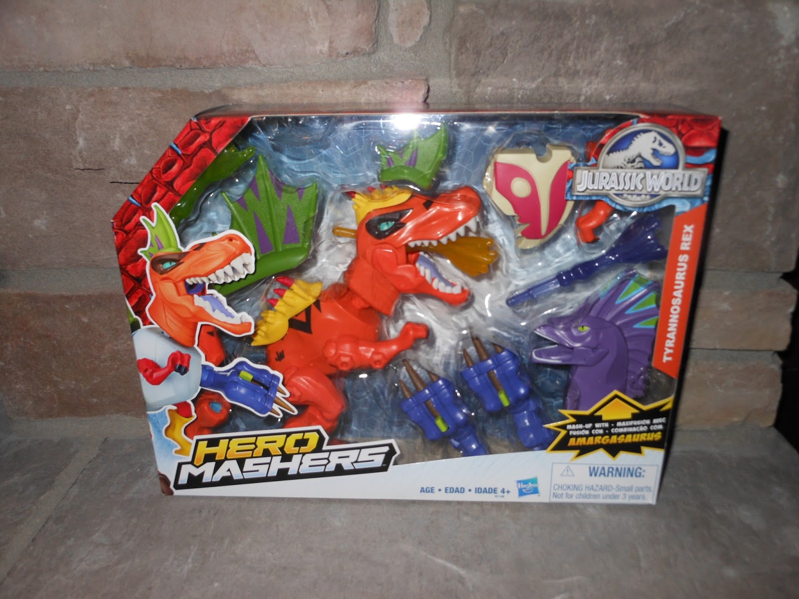 jurassic world hero mashers t rex