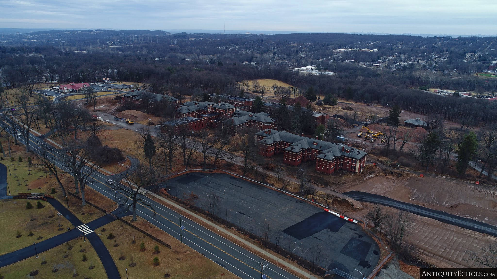 Overbrook Asylum - A Wide View of the Destruction