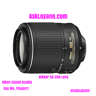 Nikon D5500 55-200 SLR Camera Lens