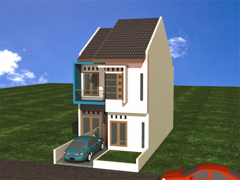 35 Gambar Rumah Lantai 2 Ukuran 4x9 Terbaru Koleksi Gambar
