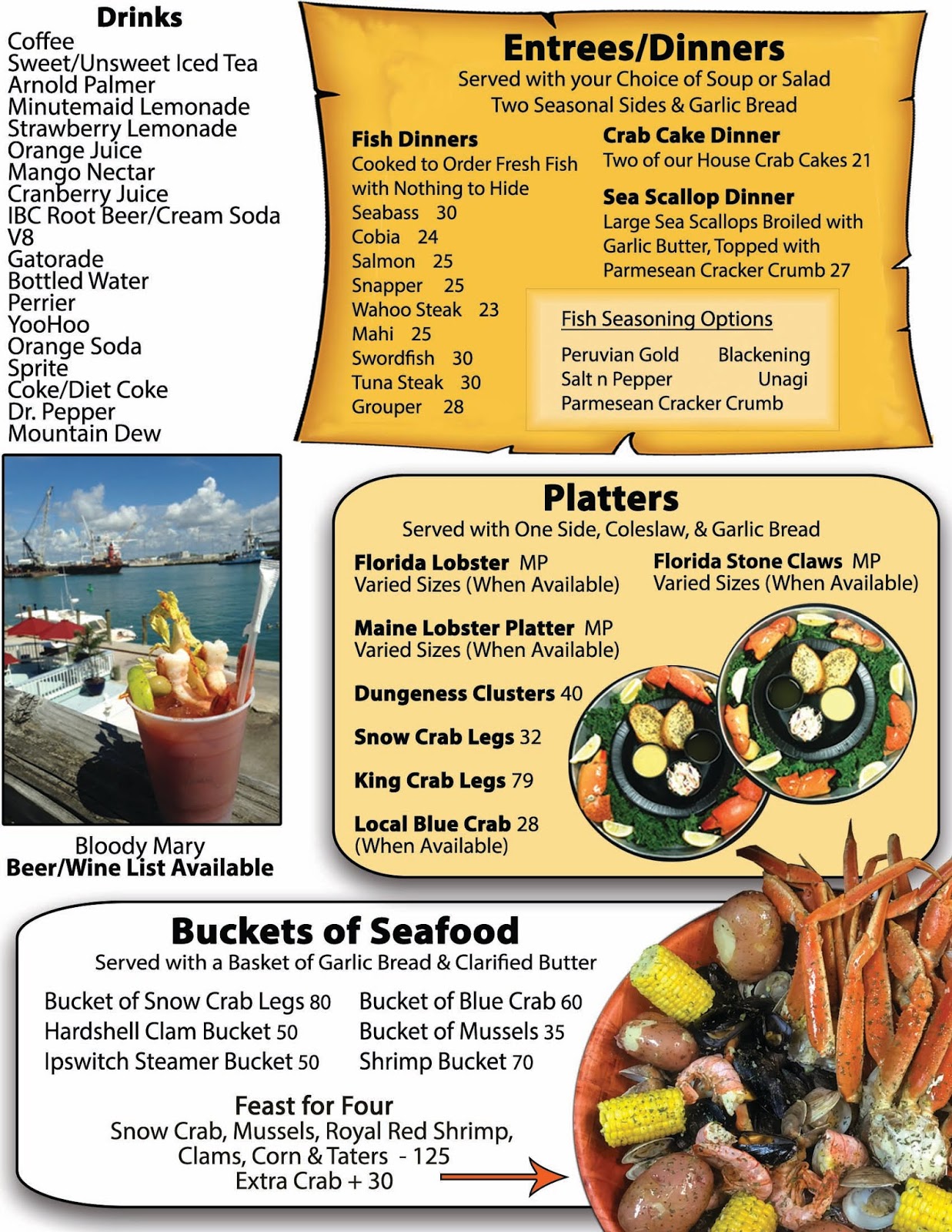 Seafood Atlantic Restaurant & Seafood Market Cape Canaveral Florida