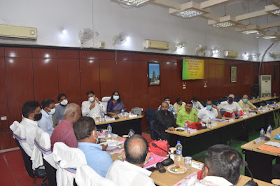 Minister: धार्मिक एवं गन्ना उद्योग विकास पर प्रमंडल स्तरीय समीक्षा, Divisional level review on religious and sugarcane industry development, AnjNewsMedia