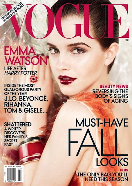 emma watson vogue cover us. US Vogue July 2011 Emma Watson