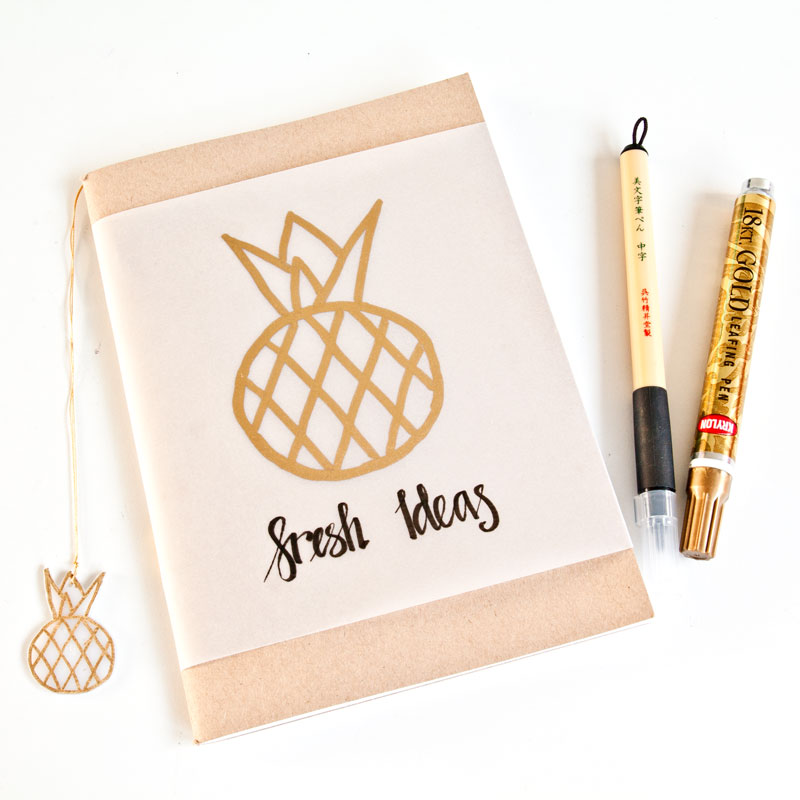 get the gold look with Krylon Leafing Pens